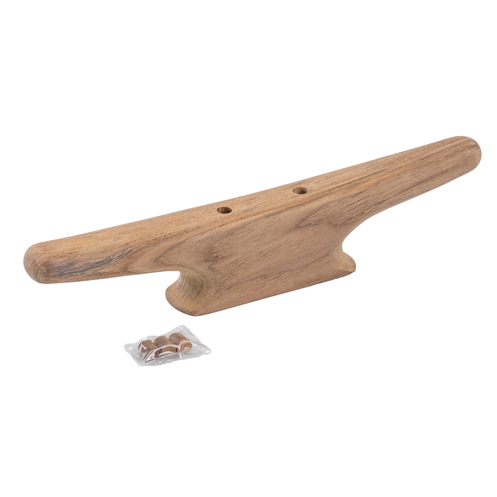 Whitecap 60406 12" Cleat - Teak