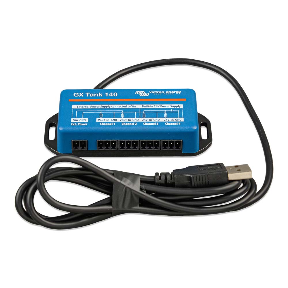 Victron BPP920140100 GX Tank 140 Tank Monitoring f/4-20 MA, 1-10VDC Sensors - Monitors Up to 4 Sensors *Sensor Not Included