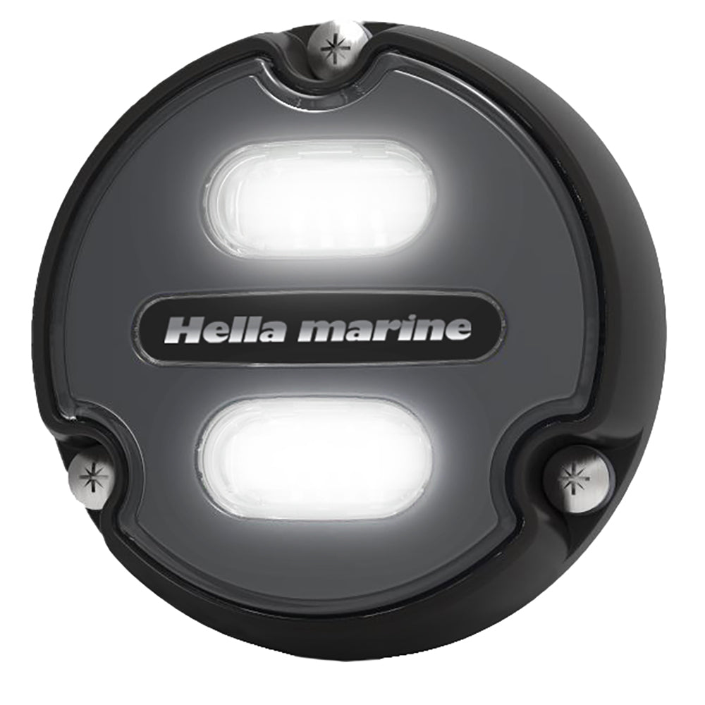 Hella Marine 016145-001 Apelo A1 Blue White Underwater Light - 1800 Lumens - Black Housing - Charcoal Lens