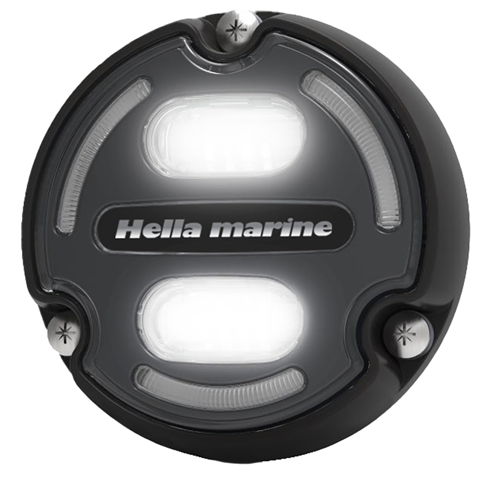 Hella Marine 016147-001 Apelo A2 Blue White Underwater Light - 3000 Lumens - Black Housing - Charcoal Lens w/Edge Light