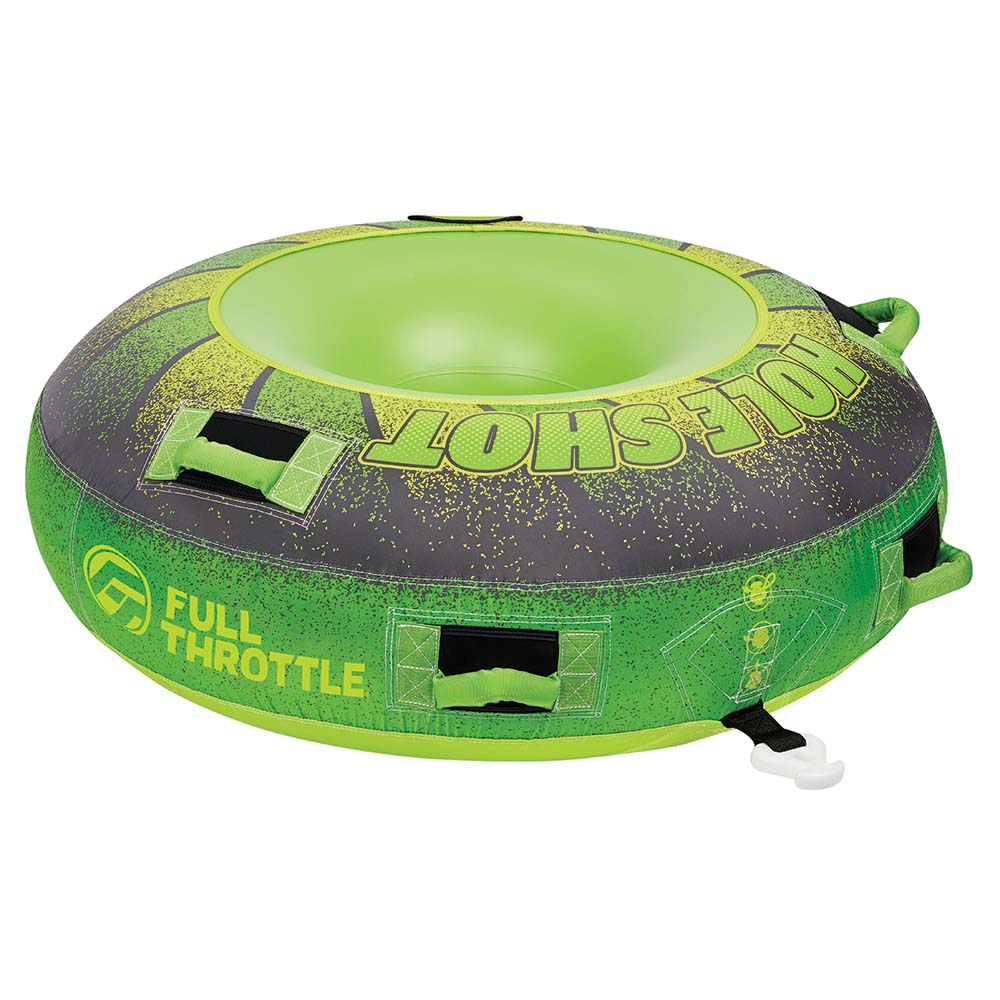 Full Throttle 302000-400-001-21 Hole Shot Towable Tube - 1 Rider - Green