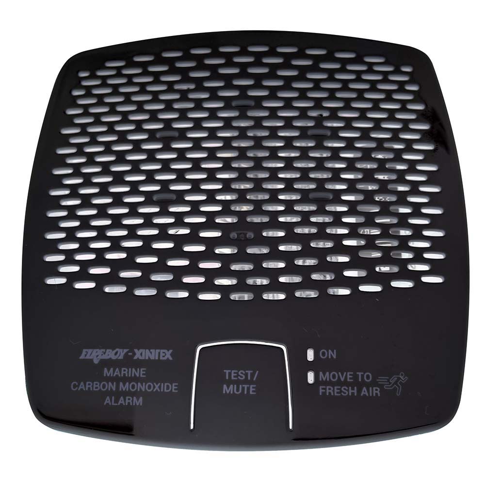 Fireboy-Xintex CMD6-MDR-BR CO Alarm 12/24V DC w/Interconnect - Black