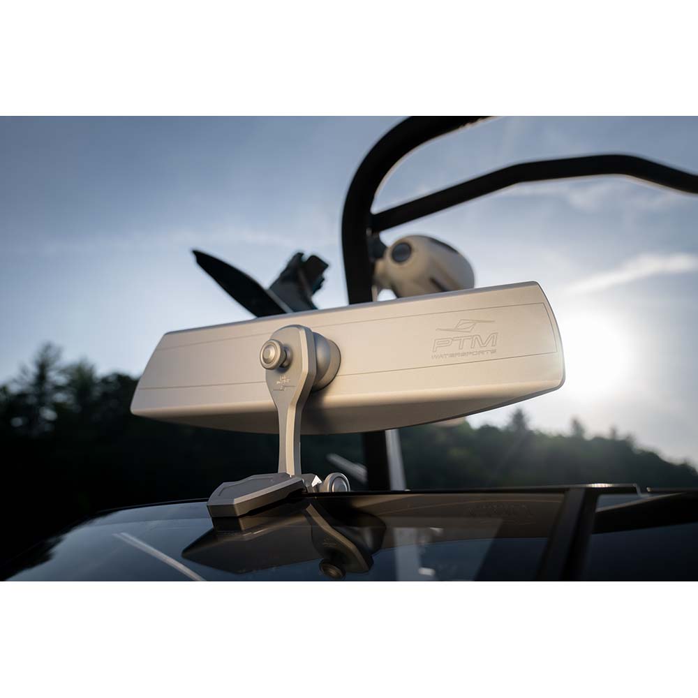 PTM Watersports P12848-100-MS VR-140 Elite Mirror Cover Combo - Silver