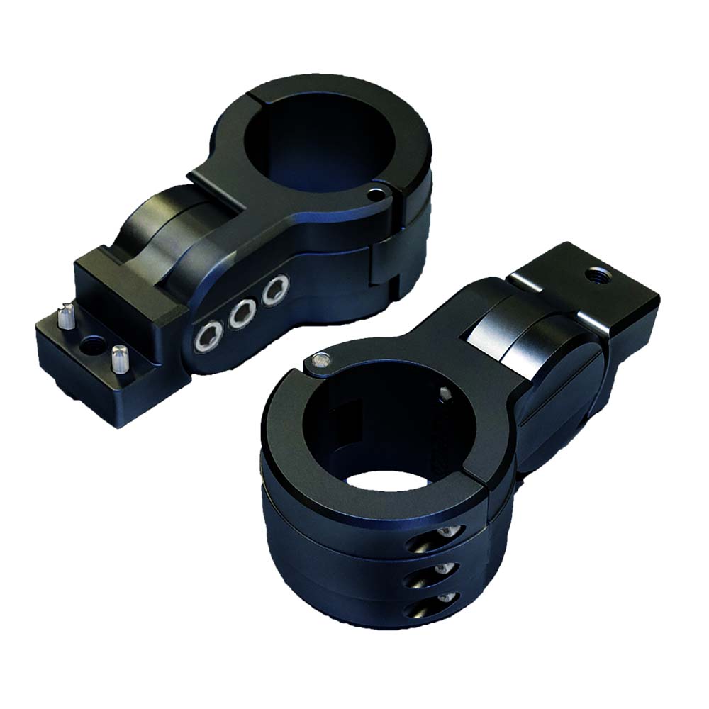 PTM Watersports P13198-2380TEBBK Board Rack Mounts - 2.38" Pipe Clamp -Black