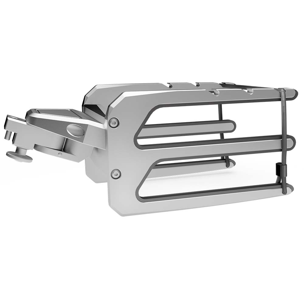 PTM Watersports P13276-1000TEBCL Swivel Bungee Board Rack - Silver