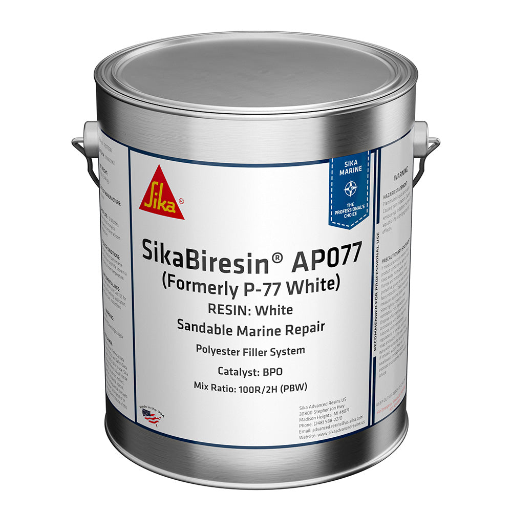 Sika 609801 SikaBiresin AP077 Polyester Fairing Compound Above/Below Waterline - Quart
