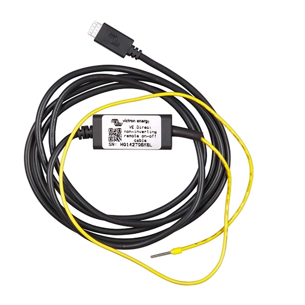 Victron ASS030550320 VE.Direct Non-Inverting Remote On-Off Cable Non-Inverting f/BlueSolar SmartSolar MPPT