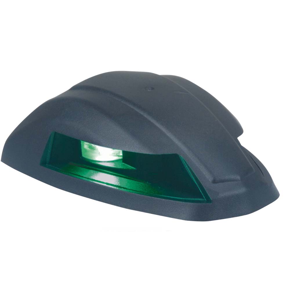 Perko 0655002BLK 12V LED Bi-Color Navigation Light - Black Rounded