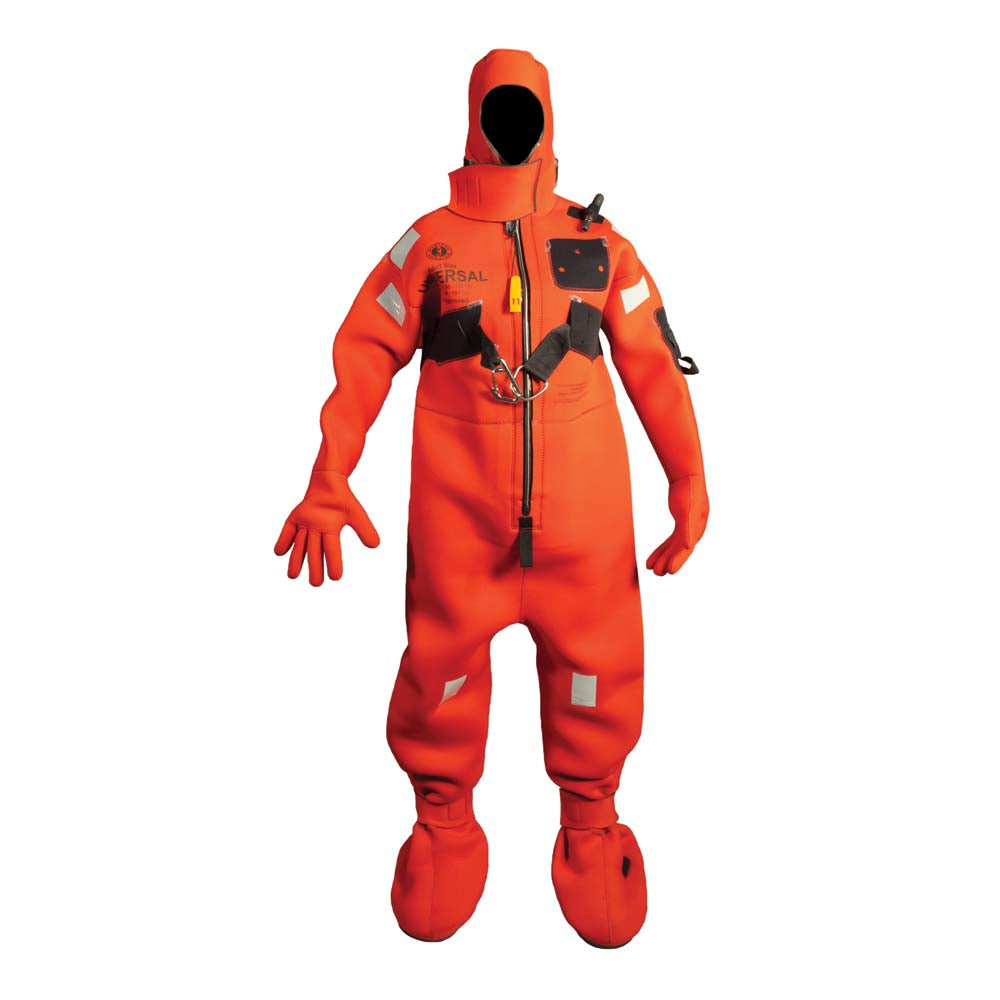 Mustang MIS230HR-4-0-209 Neoprene Cold Water Immersion Suit w/Harness - Red - Adult Universal