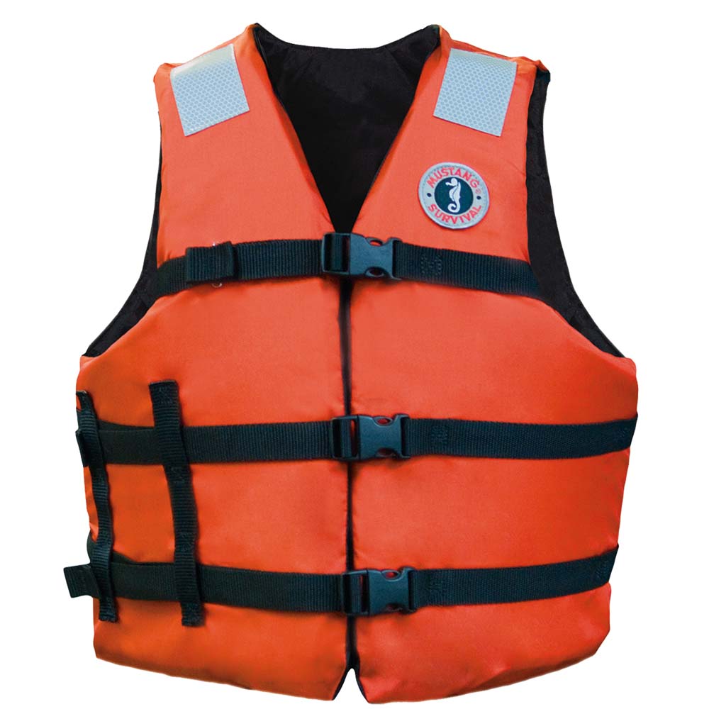 Mustang MV3104T1-2-0-216 Flotation Vest - Orange - Adult Universal
