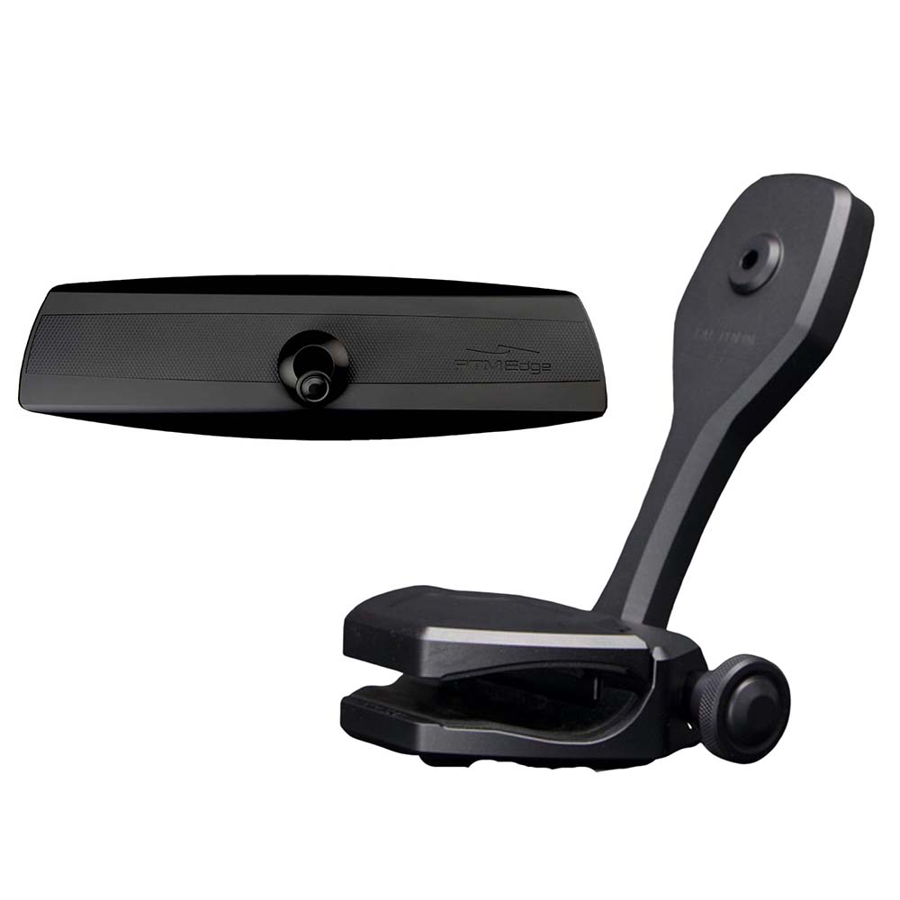 PTM Watersports P12848-1320TEBBK Mirror/Bracket Kit w/VR-140 Elite Mirror ZXR-320 (Black)