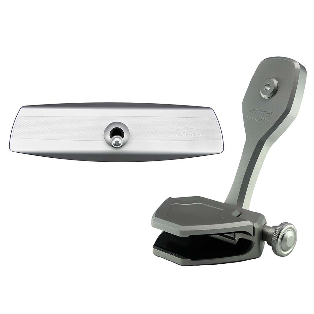 PTM Watersports P12848-1360TEBCL Mirror/Bracket Kit w/VR-140 Elite Mirror ZXR-360 (Silver)