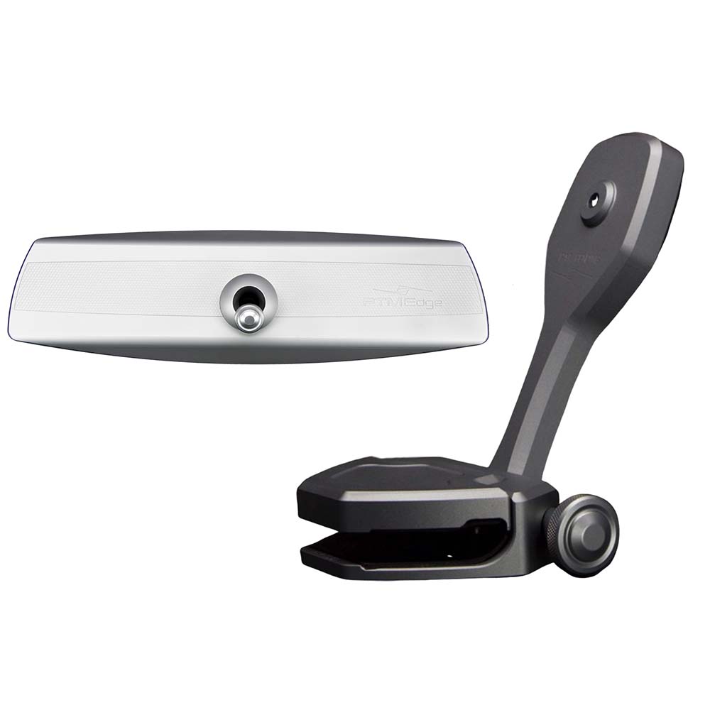 PTM Watersports P12848-1360TEBGR Mirror/Bracket Kit w/VR-140 Elite Mirror ZXR-360 (Titanium Grey)