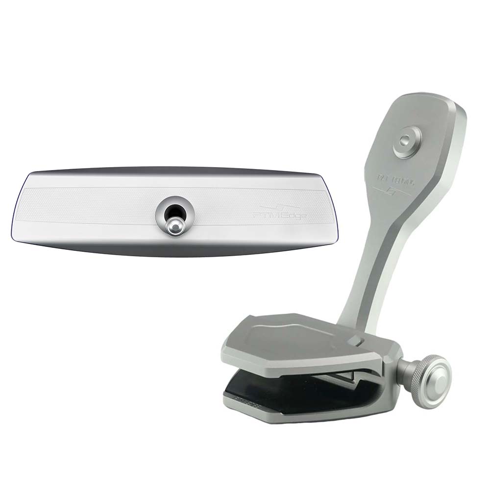 PTM Watersports P12848-1361TEBCL Mirror/Bracket Kit w/VR-140 Elite Mirror ZXR-361 (Silver)