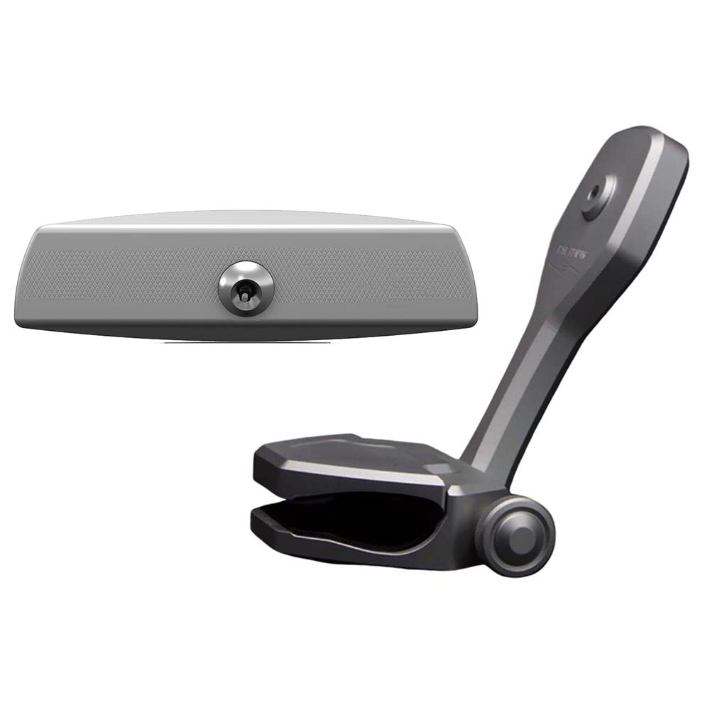 PTM Watersports P12848-1361TEBGR Mirror/Bracket Kit w/VR-140 Elite Mirror ZXR-361 (Titanium Grey)