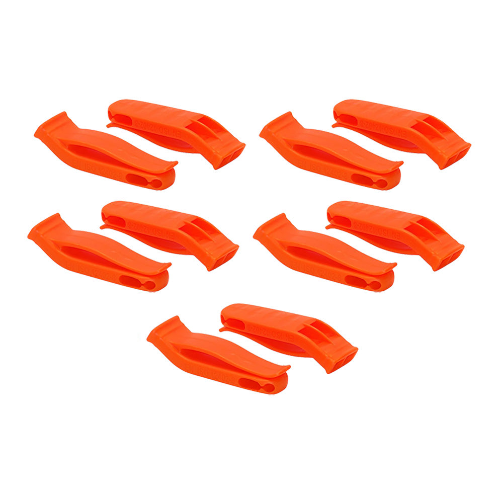Mustang MAWSTL10-2-0-101 Signal Whistle - Orange *10-Pack