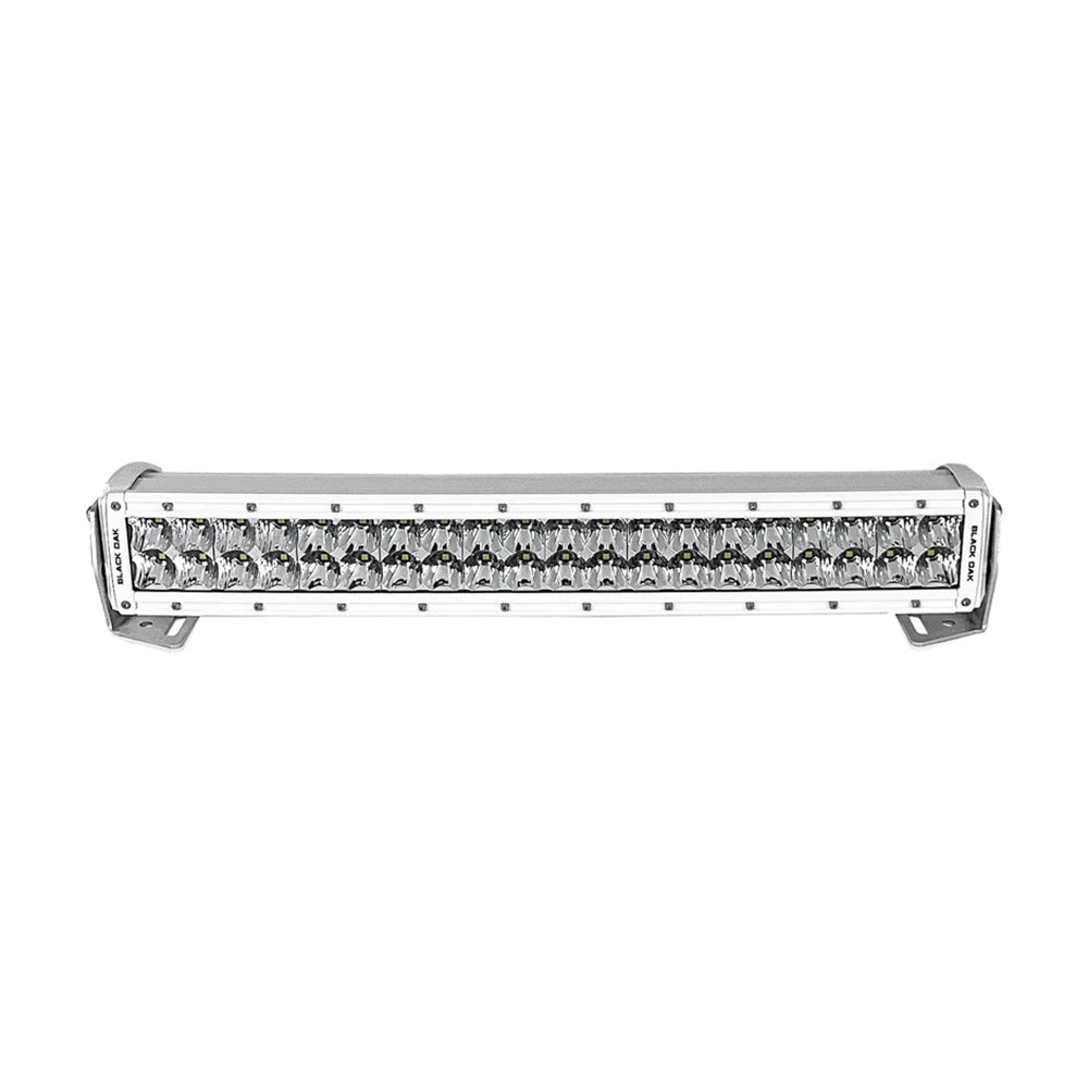 Black Oak 20CCM-D5OS Pro Series 3.0 Curved Double Row 20" LED Light Bar - Combo Optics - White Housing