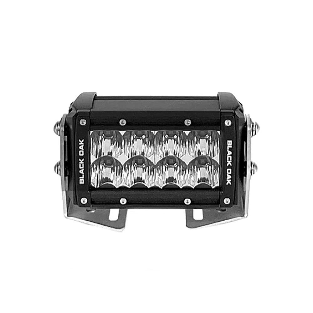 Black Oak 4S-D5OS Pro Series 3.0 Double Row 4" LED Light Bar - Spot Optics - Black Housing