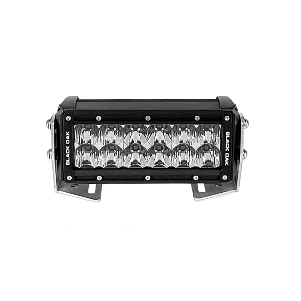 Black Oak 6C-D5OS Pro Series 3.0 Double Row 6" LED Light Bar - Combo Optics - Black Housing