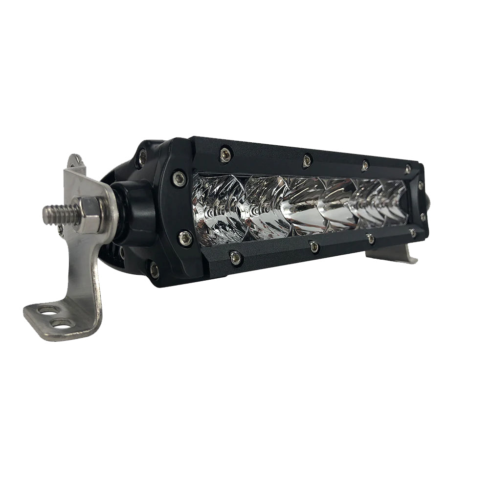 Black Oak 6C-S5OS Pro Series 3.0 Single Row 6" LED Light Bar - Combo Optics - Black Housing