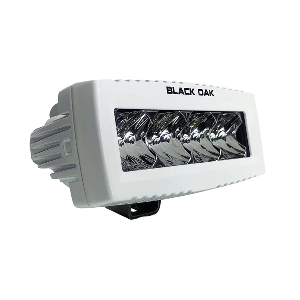 Black Oak 4MS-F 4" Marine Spreader Light - Flood Optics - White Housing - Pro Series 3.0