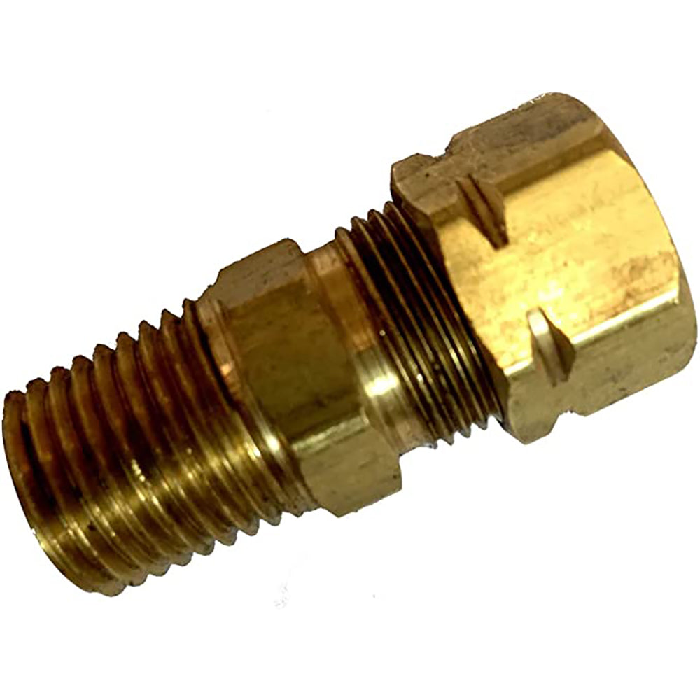 Uflex CONNECTOR FITT. Straight Helm Fitting 1/4 NPT f/UP Comp Line Autopilot Return Line