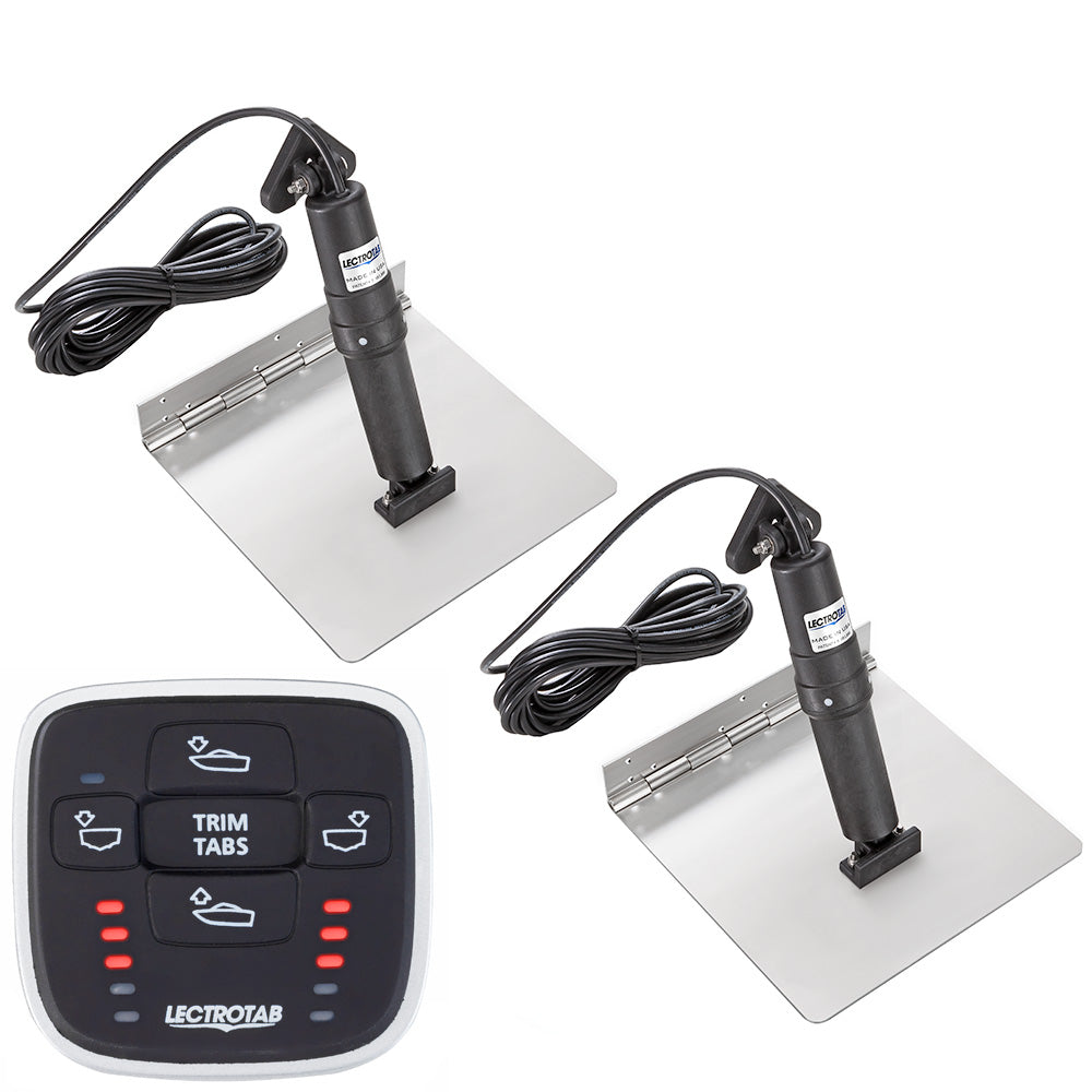 Lectrotab XKASML12X12 XKA Stainless Steel Trim Tab Kit w/MLC-1 Control - 12 x 12
