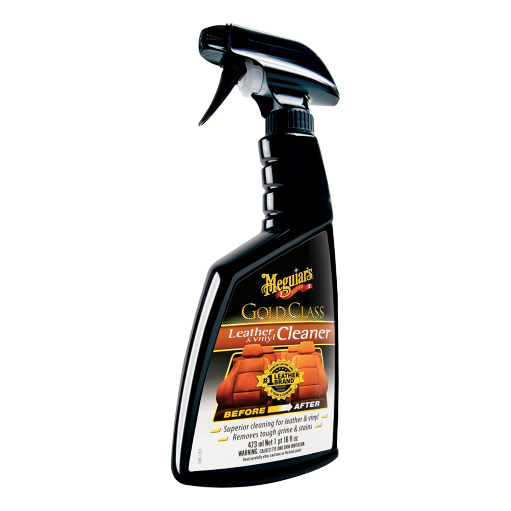 Meguiars G18516 Gold Class Leather Vinyl Cleaner - 16oz
