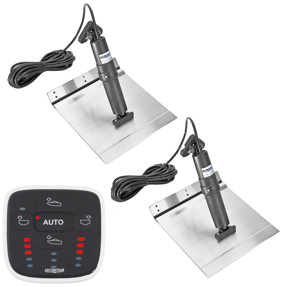 Lectrotab XKASAL12X18A XKA Aluminum Alloy Trim Tab Kit with ALC-1 Control - 12 x 18