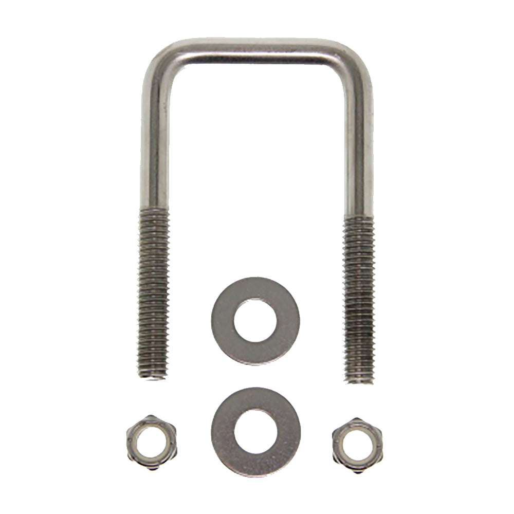 C.E. Smith 15252A Zinc U-Bolt 7/16"-14 X 3-1/8" X 3" w/Washers Nuts - Square