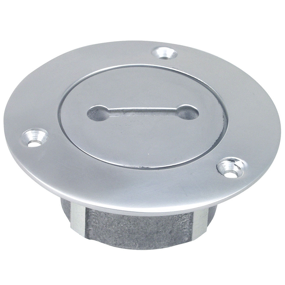 Perko 0528006CHR 1" Chrome Unmarked Pipe Deck Plate