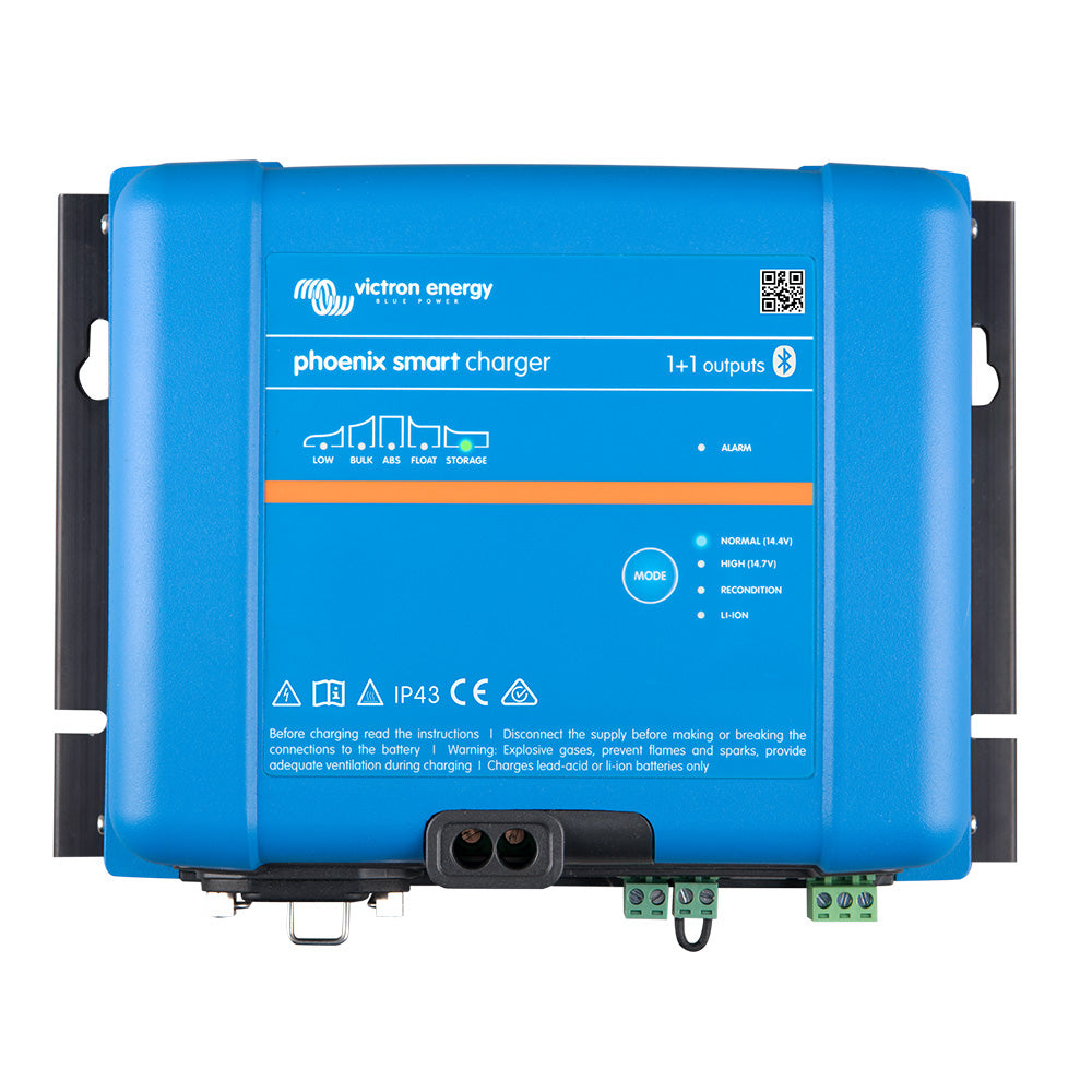 Victron PSC242551095 Phoenix Smart IP43 Charger 24/25 (1+1) 120-240VAC Requires 5-15P Mains Cord