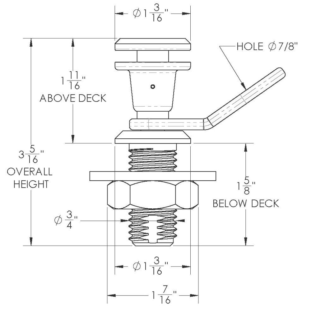 TACO F16-0200-1 Quick Release Fender Lock Kit
