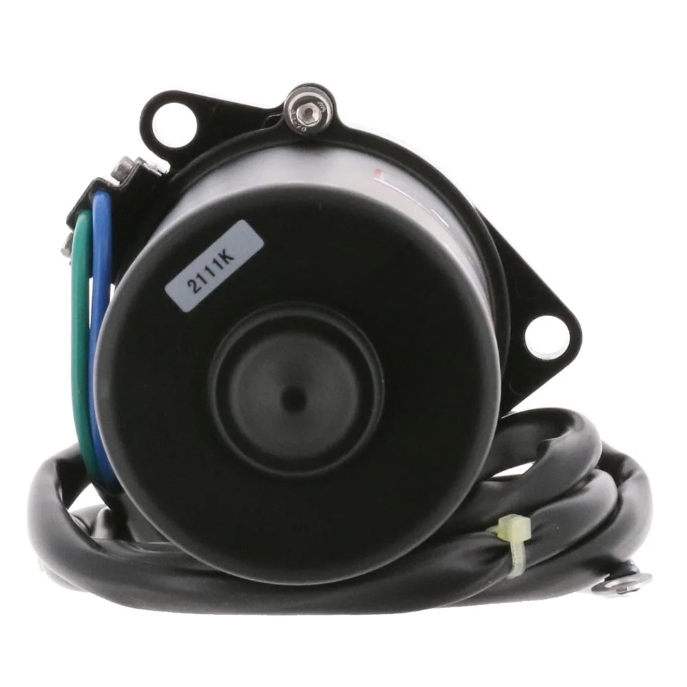 ARCO Marine 6263 Replacement Outboard Tilt Trim Motor - Yamaha, 2-Wire, 3 Bolt, Flat Blade Shaft