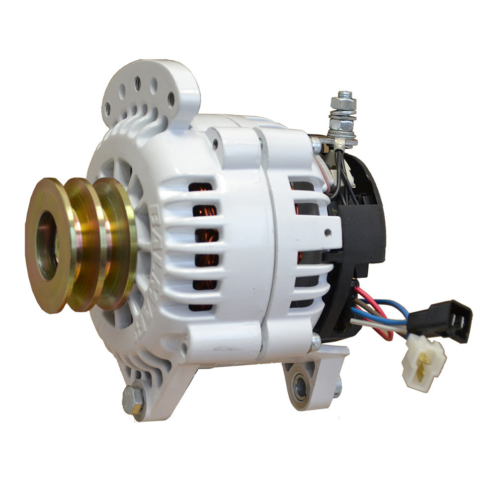 Balmar 60-120-DV Alternator 120 AMP 12V 3.15" Dual Foot Saddle Dual Pulley w/Isolated Ground