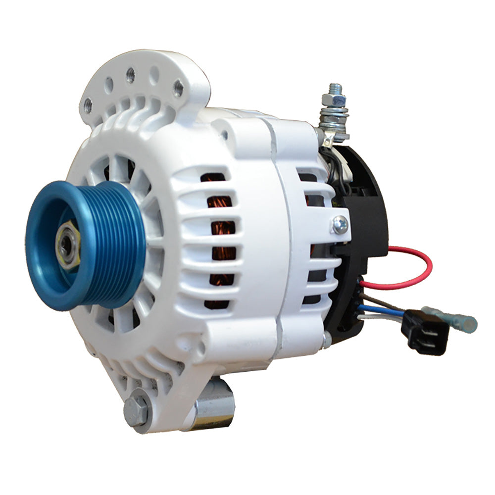 Balmar 621-120-J10 Alternator 120 AMP 12V 1-2" Single Foot Spindle Mount J10 Pulley w/Isolated Ground