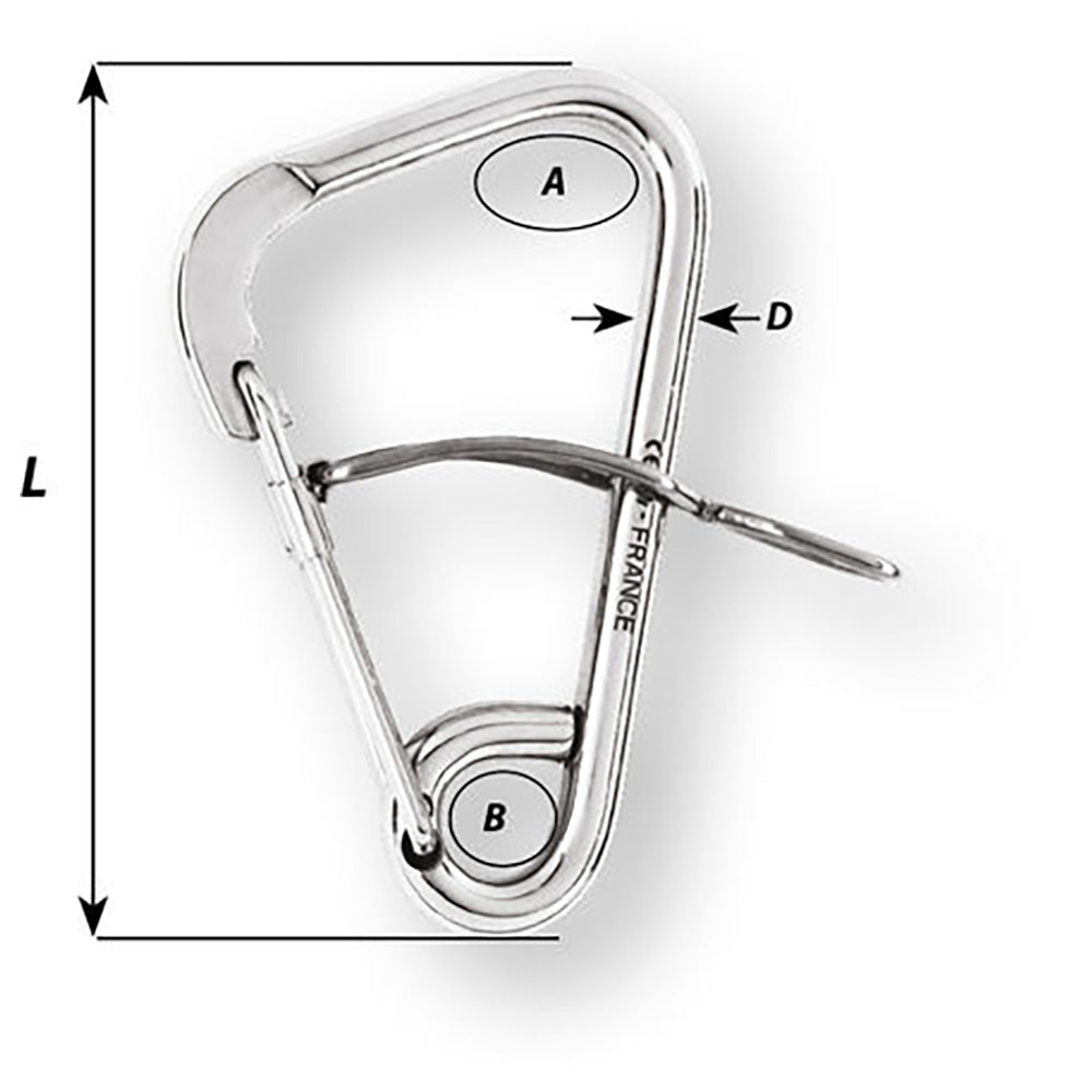 Wichard 2329W Automatic Mooring Hook - 170mm Length - 6-11/16"