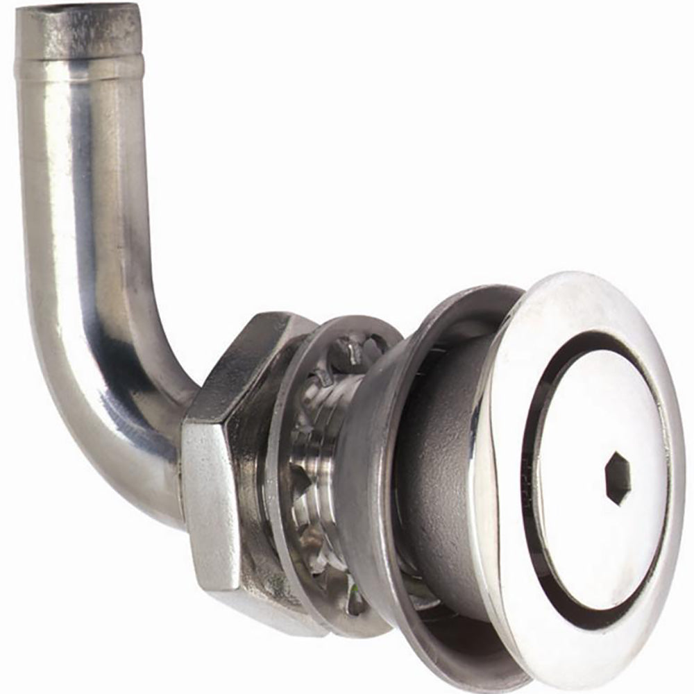 Attwood 66032-3 316 Stainless Steel Alloy Flush Mount Fuel Vent - 90 Vent