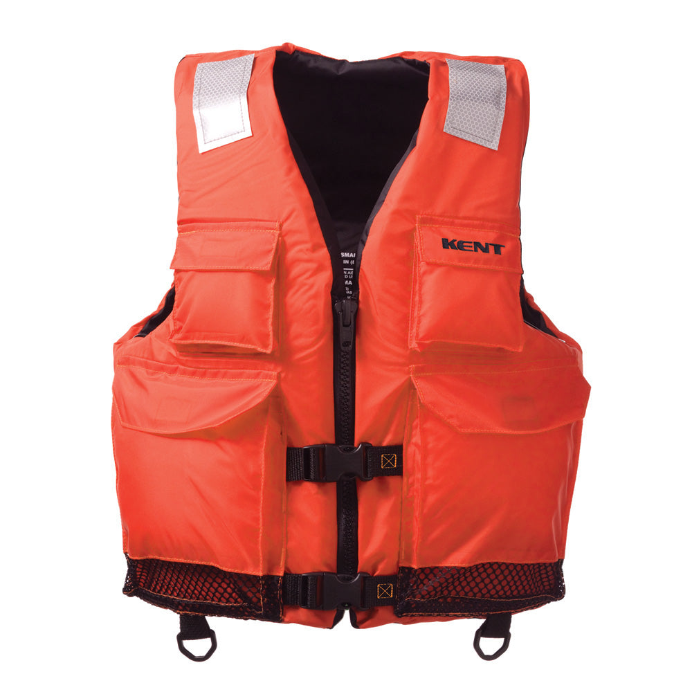 Kent 150200-200-030-23 Elite Dual-Sized Commercial Vest - S/M - Orange