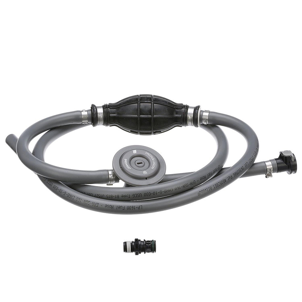 Attwood 93806UUSD7 Universal Fuel Line Kit - 3/8" Dia. x 6 Length w/Sprayless Connectors Fuel Demand Valve