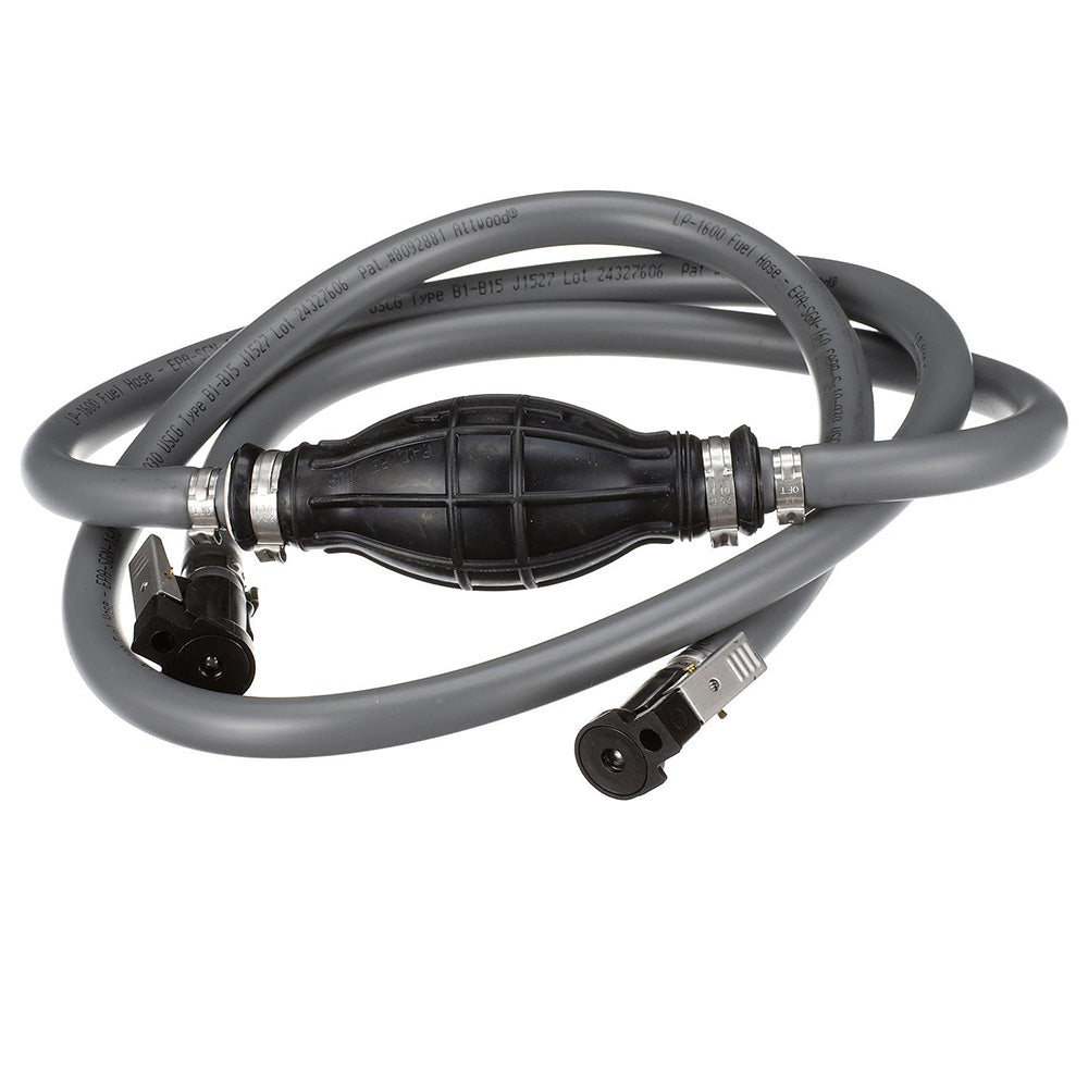 Attwood 93806ELP7 Johnson/Evinrude Fuel Line Kit - 3/8" Diameter x 6 Length (No Tank Fitting)
