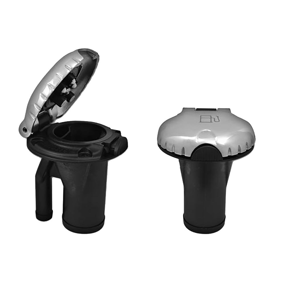 Attwood 99DFPVSS1S Deck Fill f/Pressure Relief Systems - Straight Body Scalloped Stainless Steel Cap