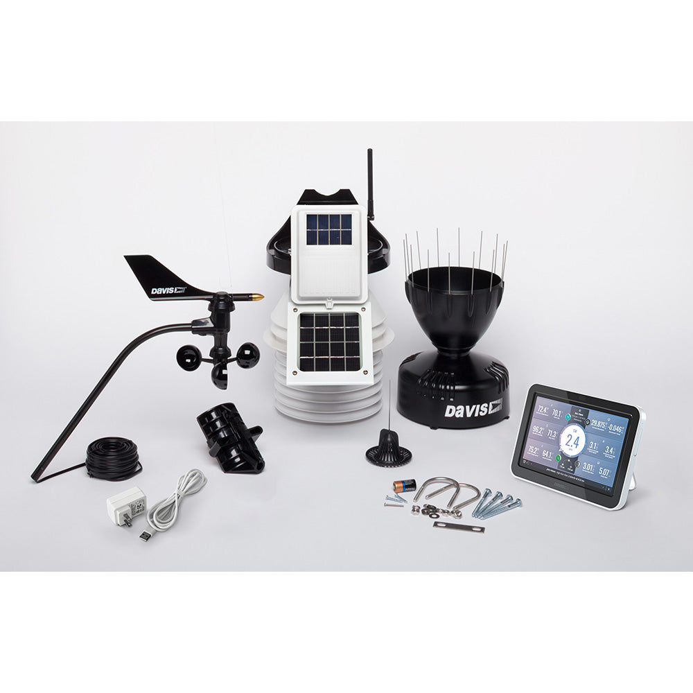 Davis 6253 Vantage Pro2 Wireless Weather Station w/WeatherLink Console 24hr Fan Aspirated Radiation Shield