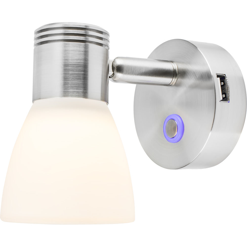 Sea-Dog 400715-3 Cabin Reading Light w/Touch Dimmer USB Port