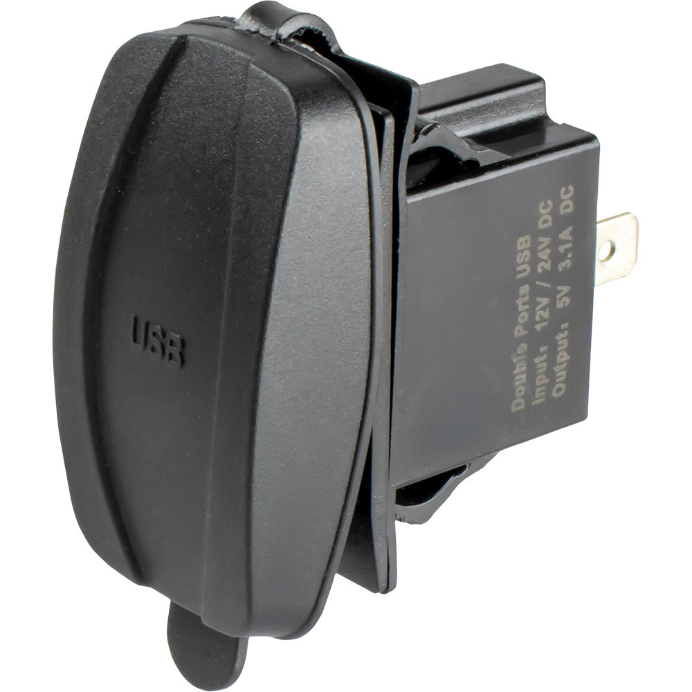Sea-Dog 426521-1 USB USB-C Rocker Switch Style Power Socket
