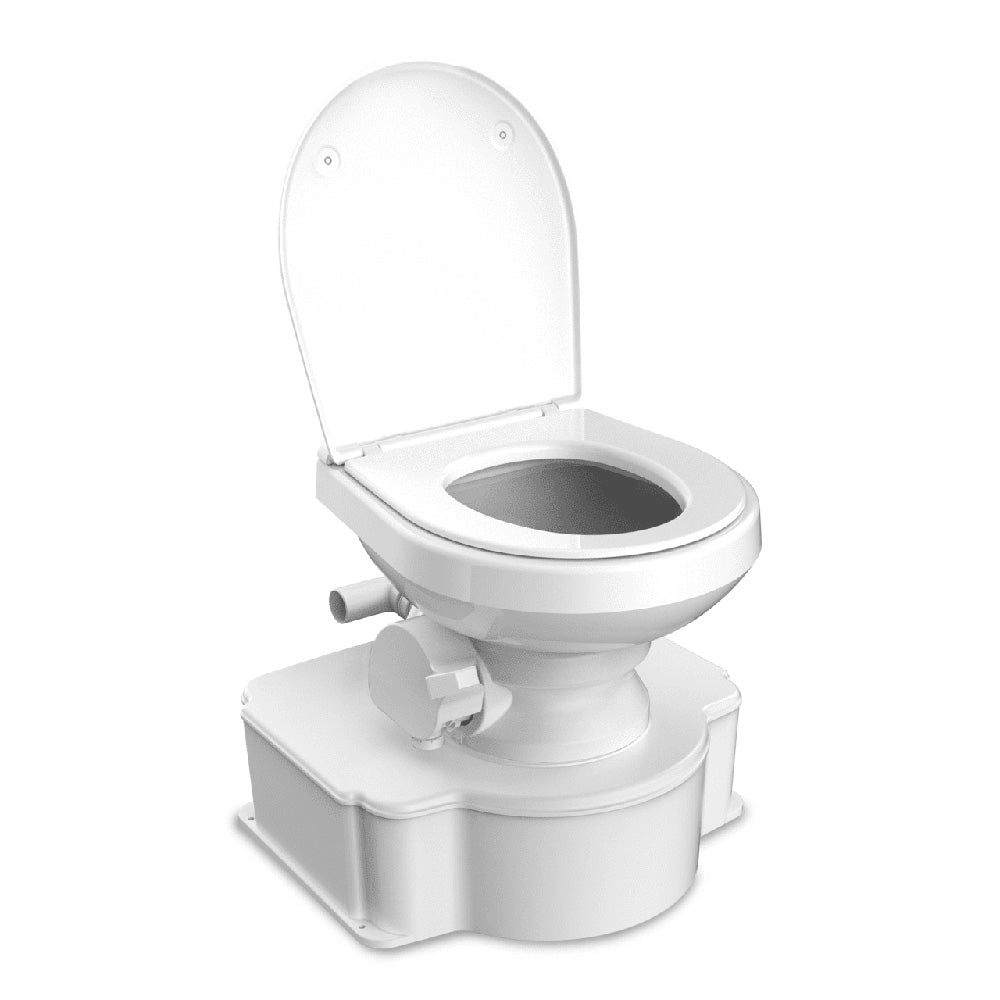Dometic 312070001 White M65 Marine Gravity Toilet - Standard Seat Size w/Foot Pedal