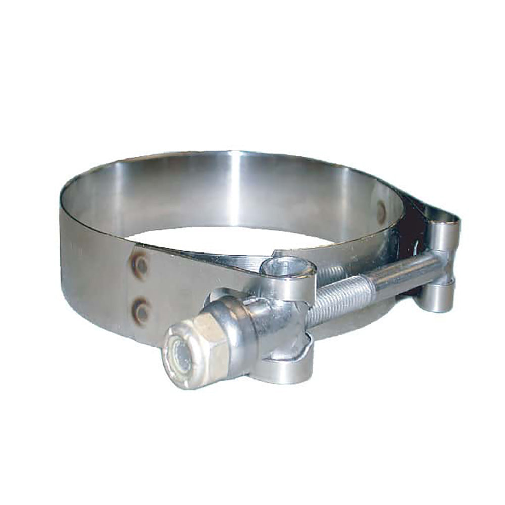 Trident Marine 720-6001L 316 SS T-Bolt Clamp - 3/4" Band - 6.53"-7.10" Range - 10-Pack
