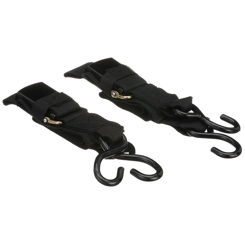 Attwood 15232-7 Quick-Release Transom Tie-Down Straps 2" x 4 Pair
