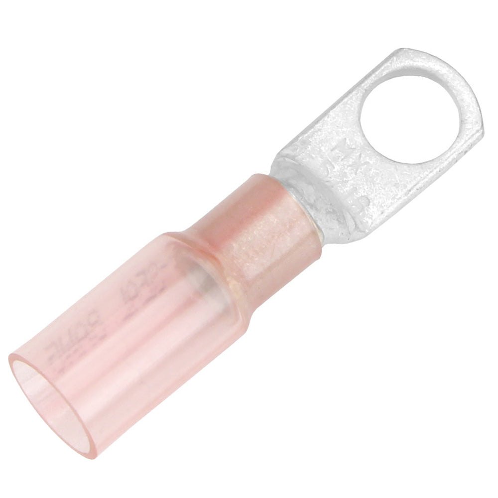 Pacer TE8-56R-25 8 AWG Heat Shrink Ring Terminal - 5/16" Stud Size - 25 Pack