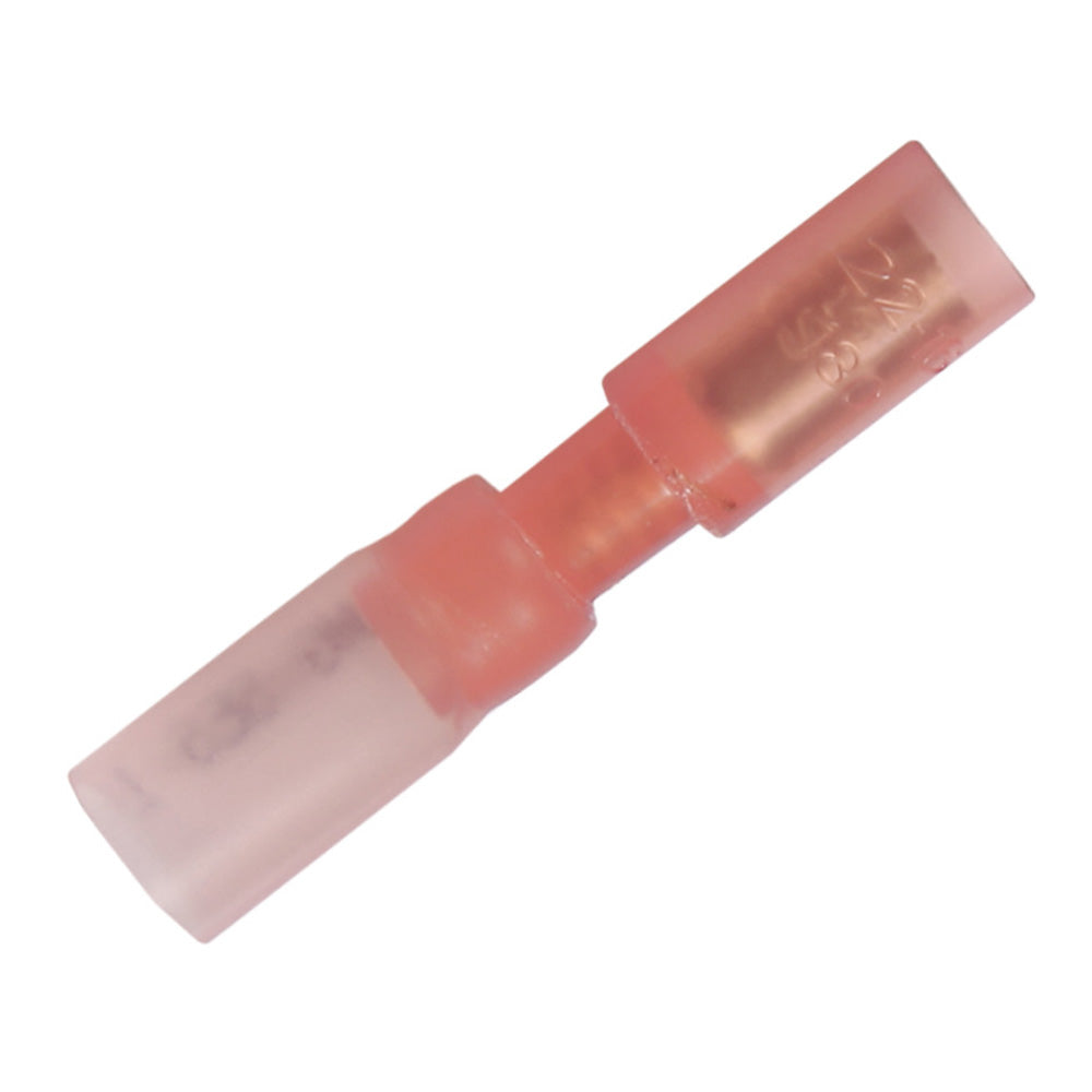 Pacer TBRE18-156-100 22-18 AWG Heat Shrink Female Bullet Terminal - 100 Pack